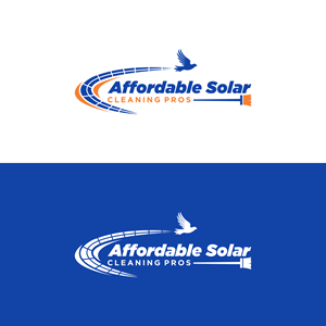 Diseño de Logo por ni9 para Affordable Solar Cleaning Pros LLC | Diseño: #34493392