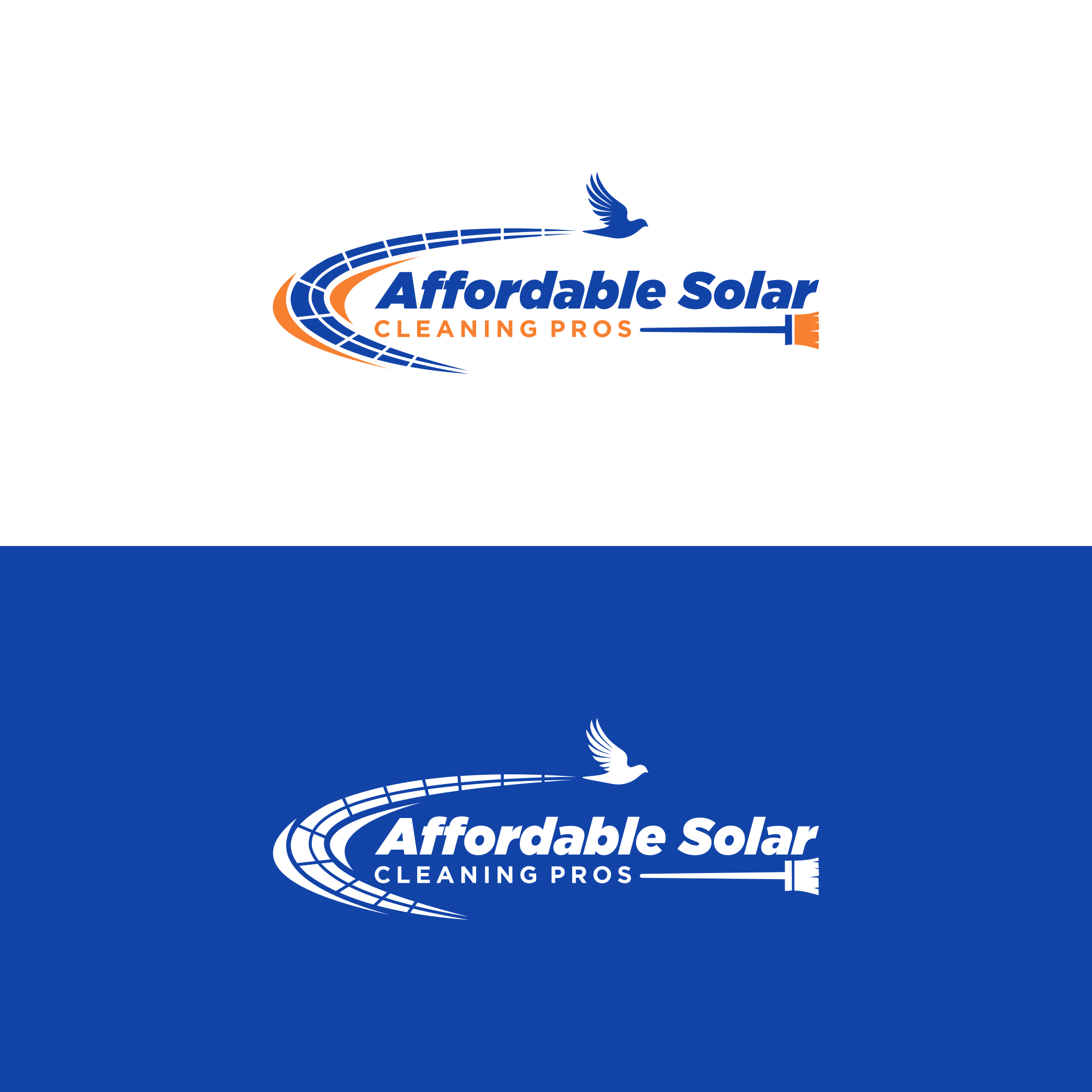 Diseño de Logo por ni9 para Affordable Solar Cleaning Pros LLC | Diseño #34500900