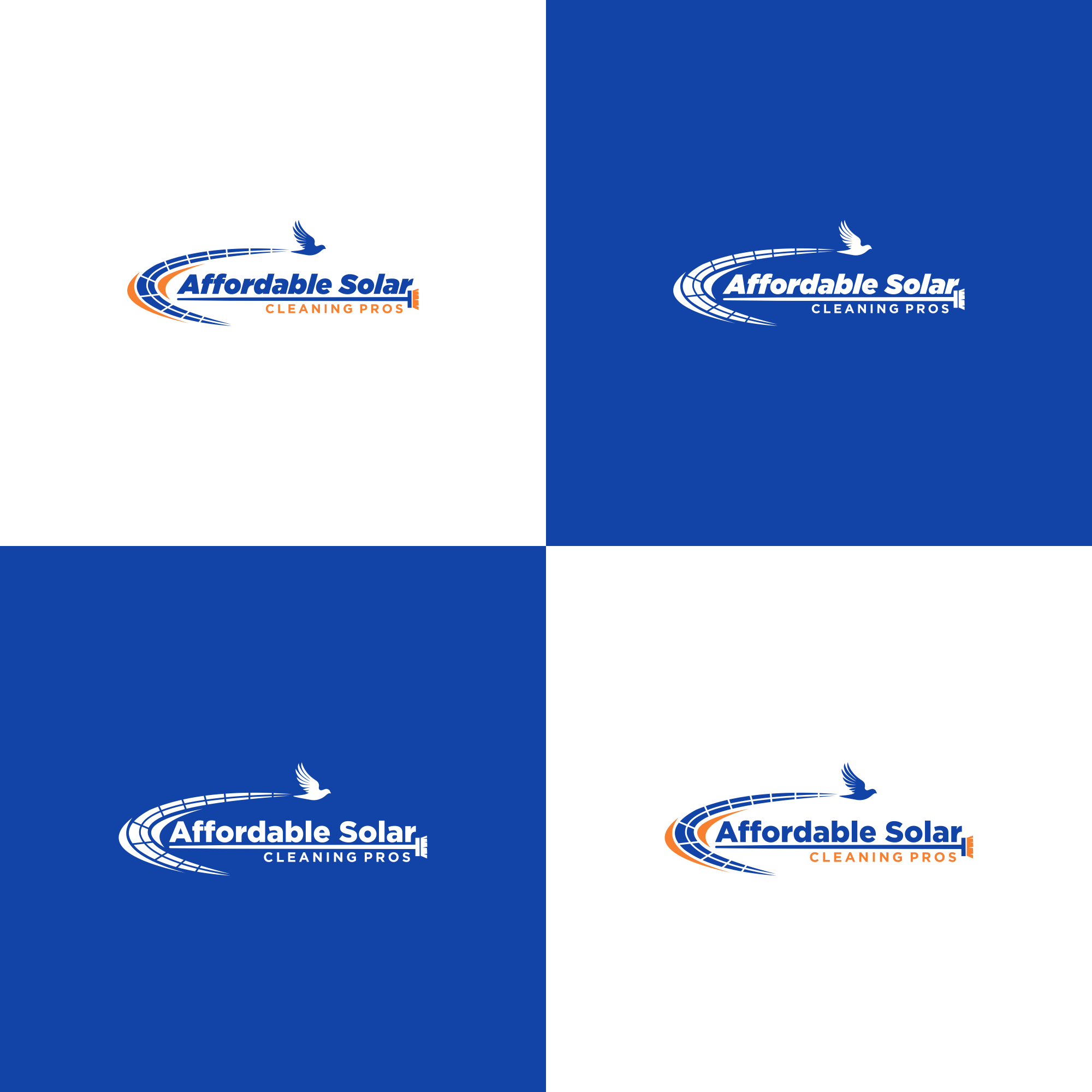 Logo-Design von ni9 für Affordable Solar Cleaning Pros LLC | Design #34501682