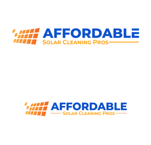 Logo Design by Jaka Suharno for Affordable Solar Cleaning Pros LLC | Design: #34489889