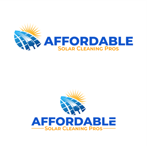 Logo Design by Jaka Suharno for Affordable Solar Cleaning Pros LLC | Design: #34489895