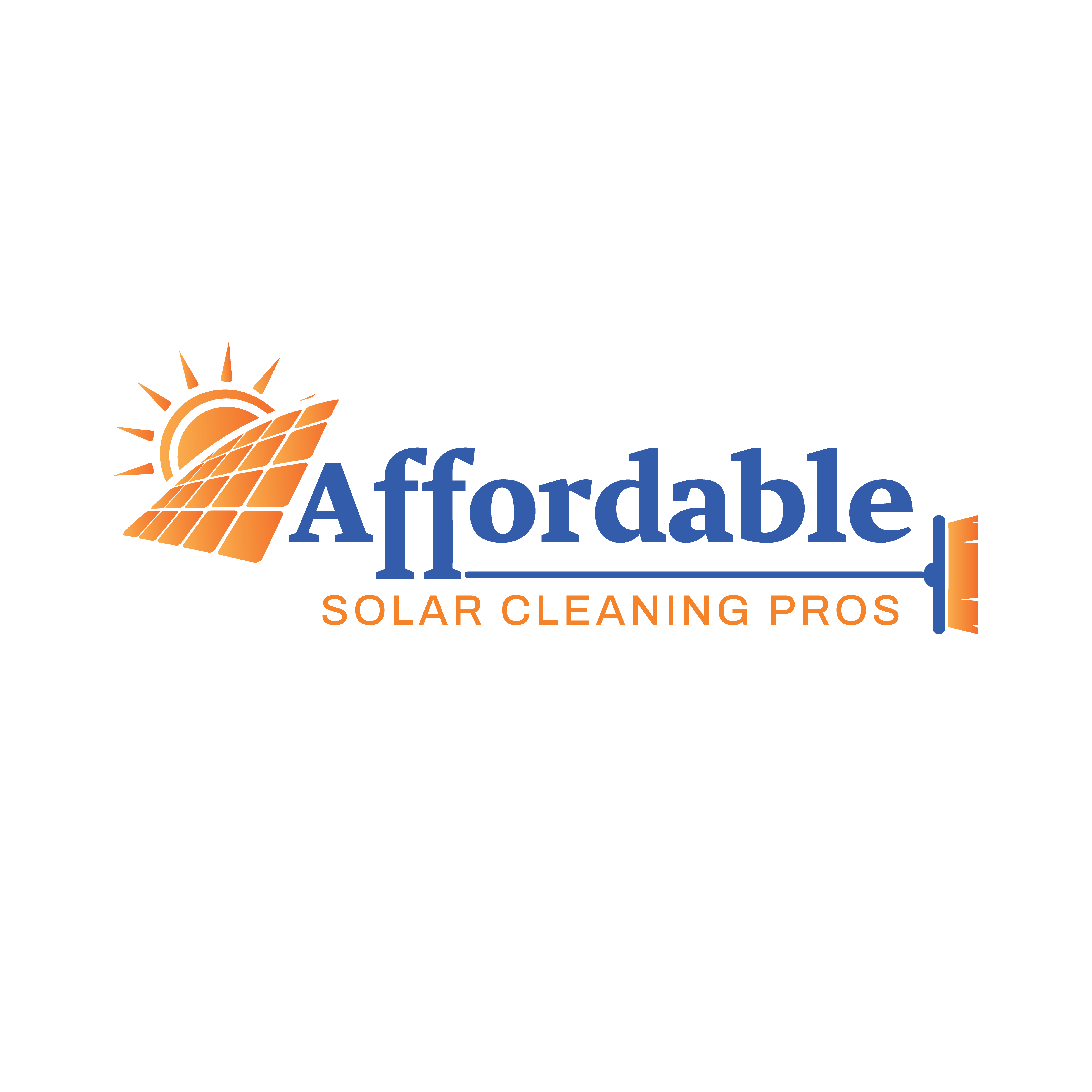 Logo Design by GraFinito for Affordable Solar Cleaning Pros LLC | Design #34460399