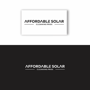 Logo Design by cahdesign for Affordable Solar Cleaning Pros LLC | Design: #34452410