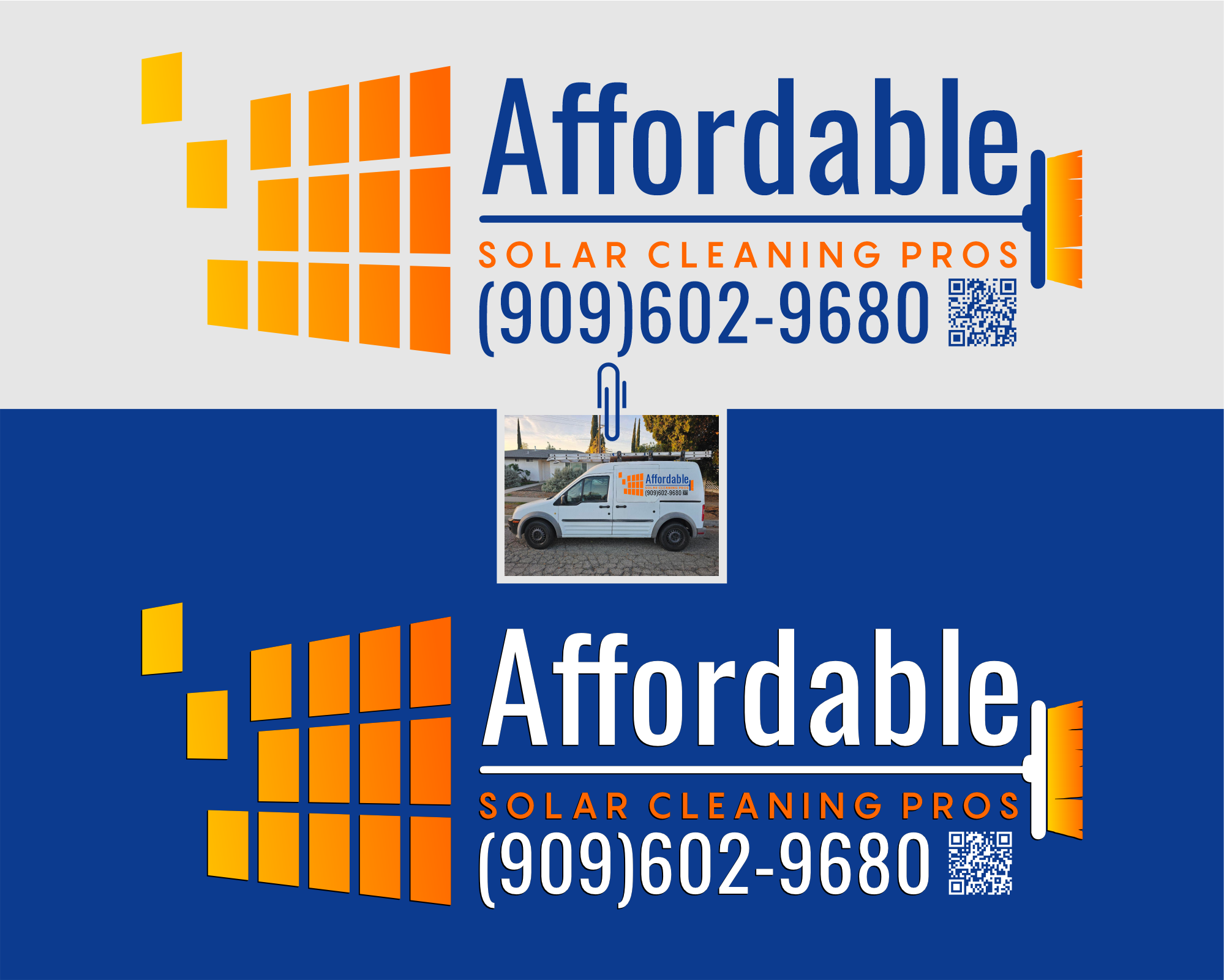 Logo Design by andiacos for Affordable Solar Cleaning Pros LLC | Design #34453286