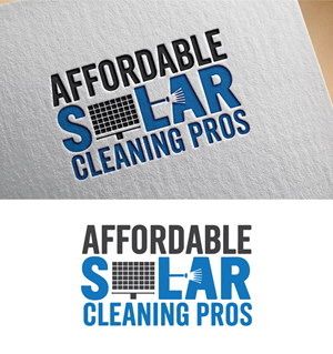 Logo-Design von bute für Affordable Solar Cleaning Pros LLC | Design #34461104