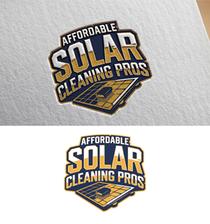 Logo Design by bute for Affordable Solar Cleaning Pros LLC | Design: #34461106