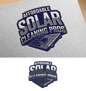 Logo Design by bute for Affordable Solar Cleaning Pros LLC | Design: #34461107