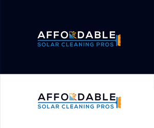 Logo Design by SANJU1 for Affordable Solar Cleaning Pros LLC | Design: #34453114