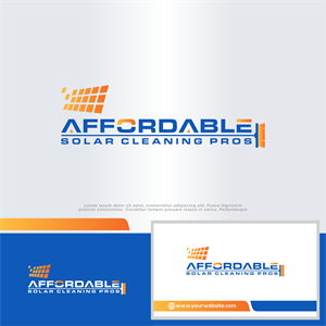 Logo Design by win it for Affordable Solar Cleaning Pros LLC | Design: #34452848