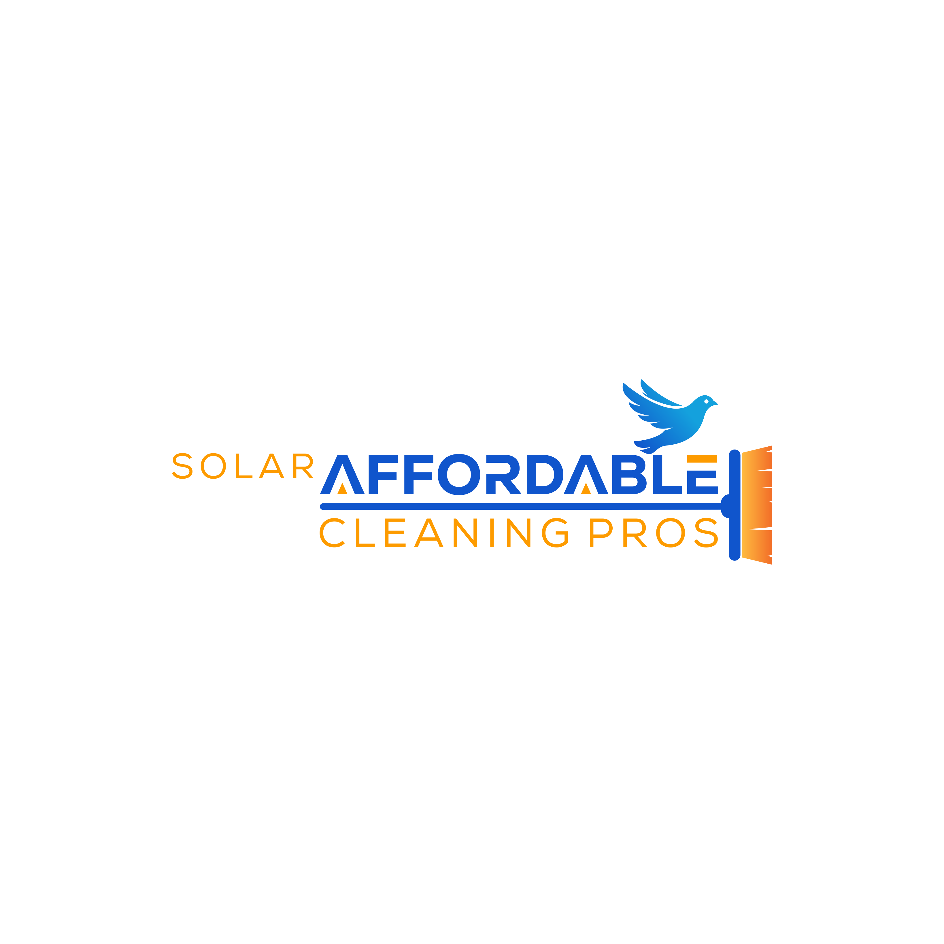 Logo Design by Argidhan for Affordable Solar Cleaning Pros LLC | Design #34475223
