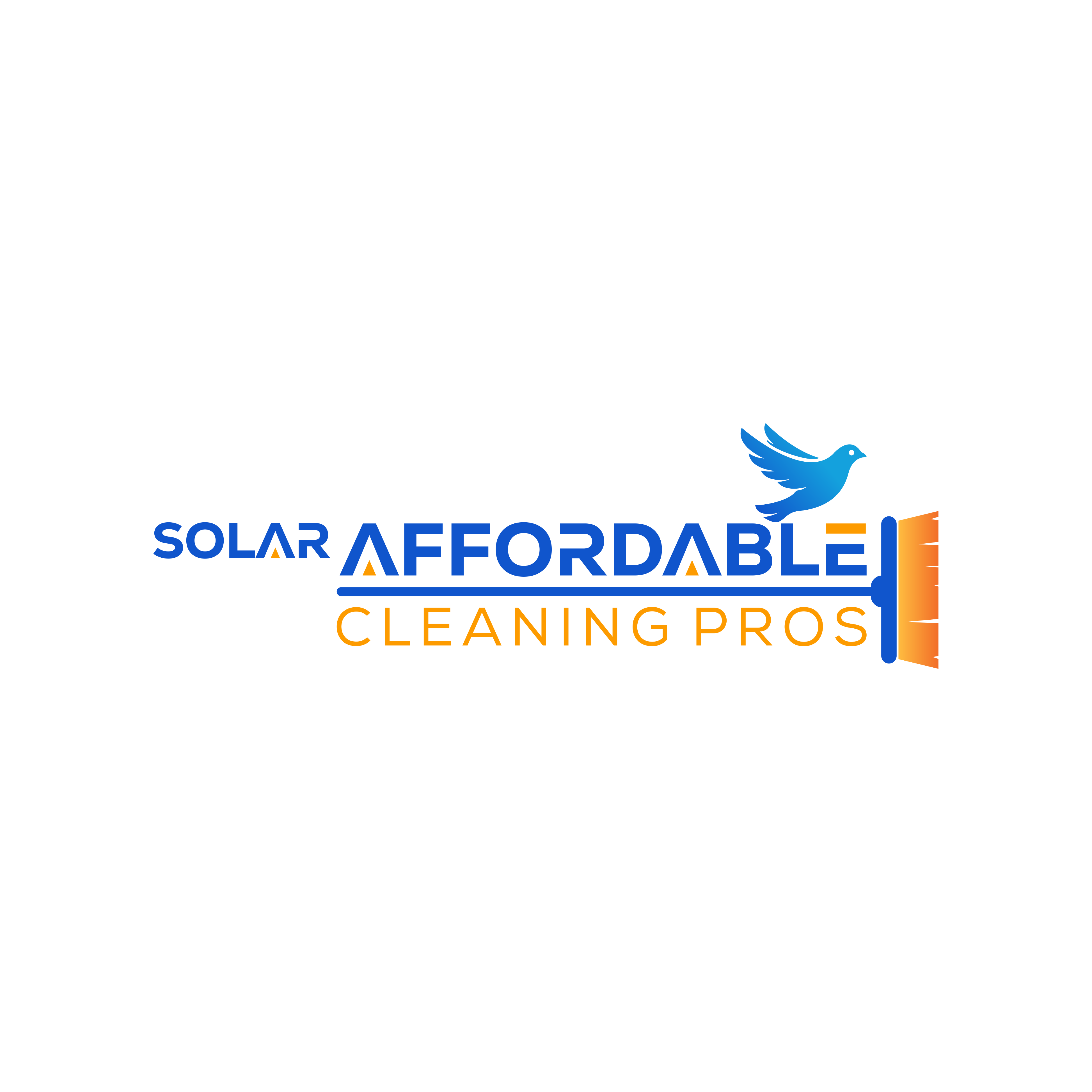 Logo Design by Argidhan for Affordable Solar Cleaning Pros LLC | Design #34475321