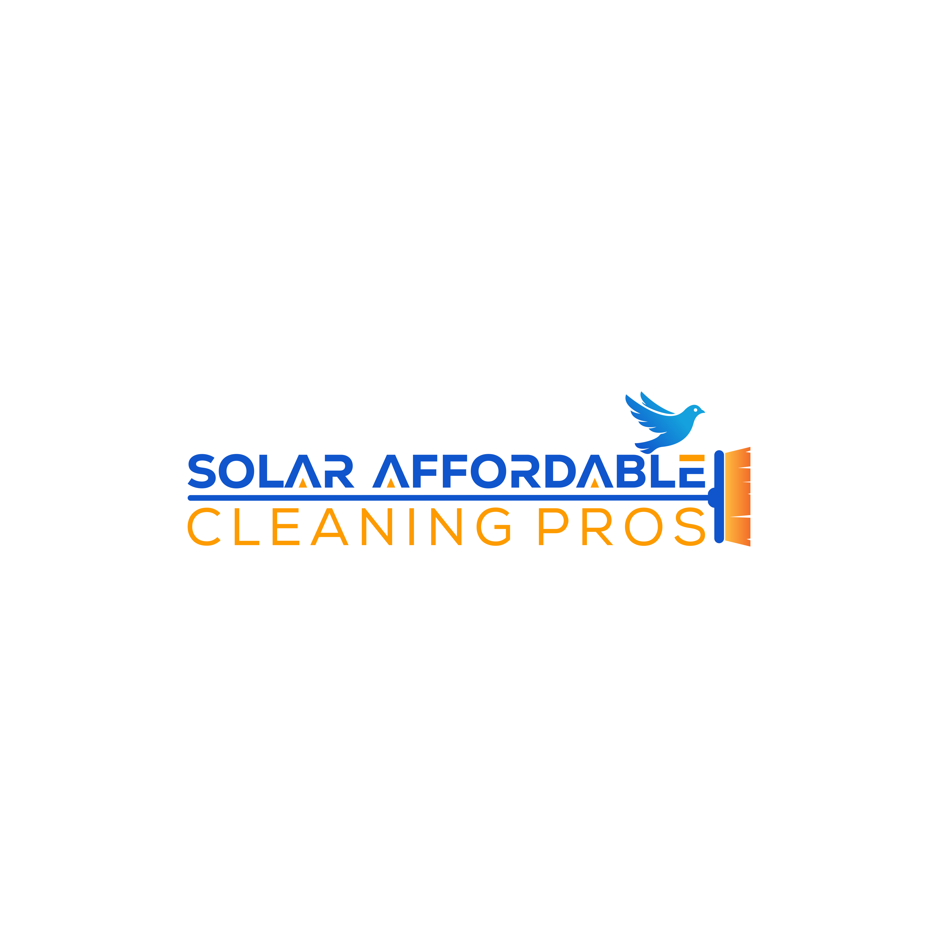 Logo Design by Argidhan for Affordable Solar Cleaning Pros LLC | Design #34475322