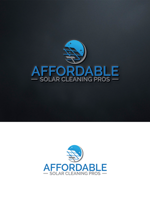 Logo Design by Majesty Design  for Affordable Solar Cleaning Pros LLC | Design: #34453466