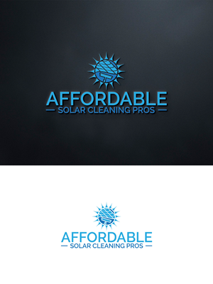 Logo Design by Majesty Design  for Affordable Solar Cleaning Pros LLC | Design: #34453467