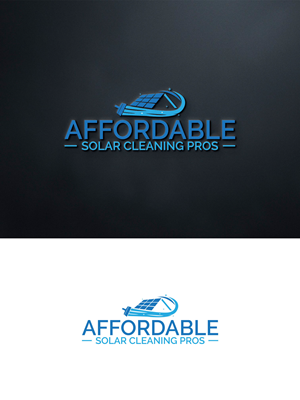 Logo Design by Majesty Design  for Affordable Solar Cleaning Pros LLC | Design: #34453468