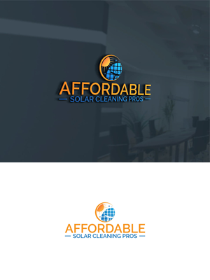 Logo Design by Majesty Design  for Affordable Solar Cleaning Pros LLC | Design: #34453475
