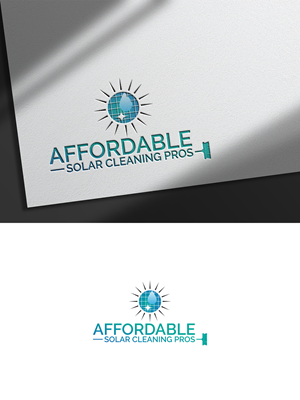 Logo Design by Majesty Design  for Affordable Solar Cleaning Pros LLC | Design: #34453480