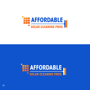 Logo Design by Sujit Banerjee for Affordable Solar Cleaning Pros LLC | Design: #34459471