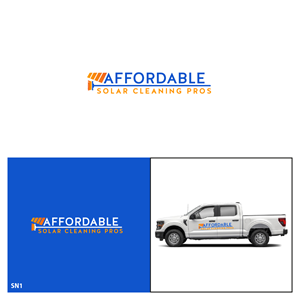 Logo Design by Sujit Banerjee for Affordable Solar Cleaning Pros LLC | Design: #34459472