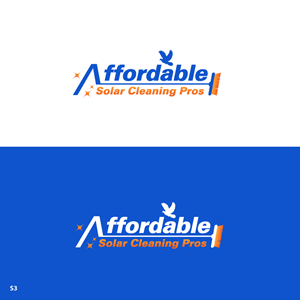 Logo Design by Sujit Banerjee for Affordable Solar Cleaning Pros LLC | Design: #34480099