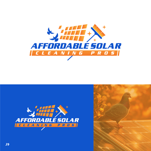 Logo Design by Sujit Banerjee for Affordable Solar Cleaning Pros LLC | Design: #34480334
