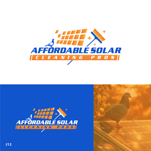 Logo Design by Sujit Banerjee for Affordable Solar Cleaning Pros LLC | Design: #34480335