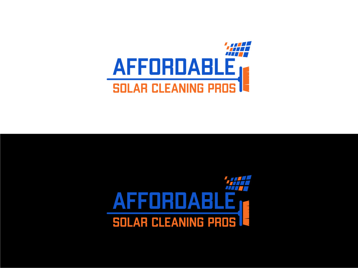 Logo-Design von Atvento Graphics für Affordable Solar Cleaning Pros LLC | Design #34466846