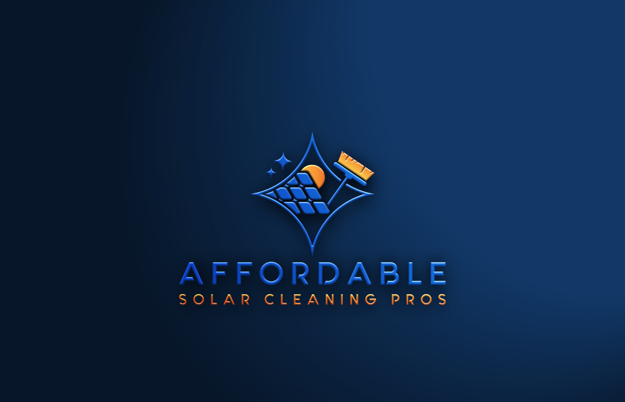 Logo Design by Deziners Zone for Affordable Solar Cleaning Pros LLC | Design #34453306