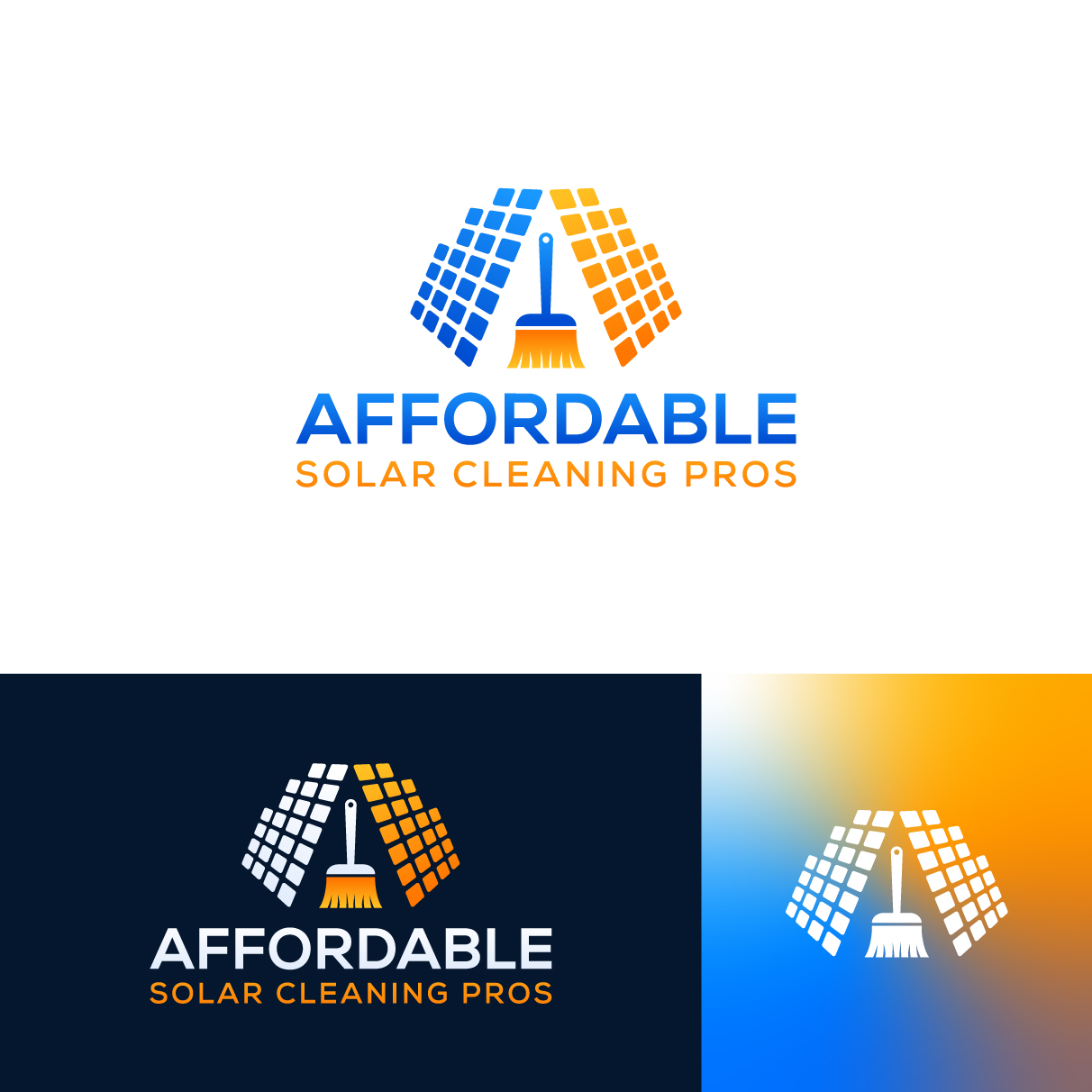 Design de Logo par The Lion Studios pour Affordable Solar Cleaning Pros LLC | Design #34452127
