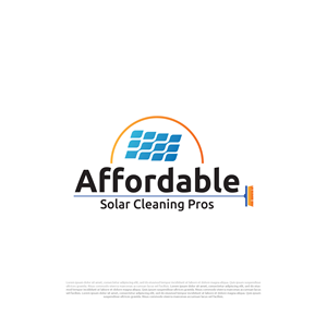 Logo Design by vramar.roy for Affordable Solar Cleaning Pros LLC | Design: #34458304