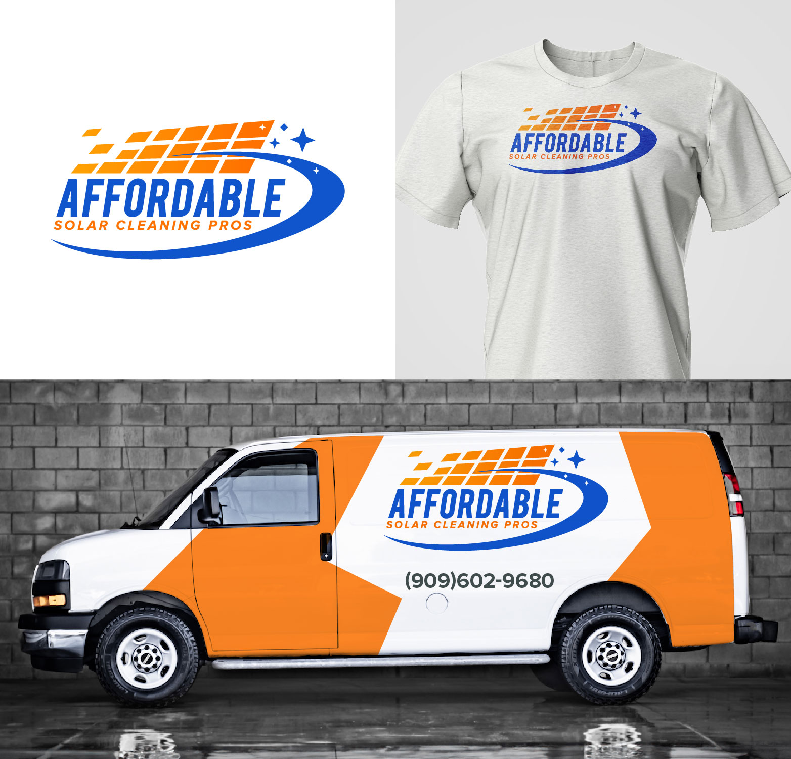 Design de Logo par 4tech services pour Affordable Solar Cleaning Pros LLC | Design #34453061