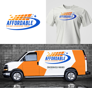 Logo Design by 4tech services for Affordable Solar Cleaning Pros LLC | Design: #34453061