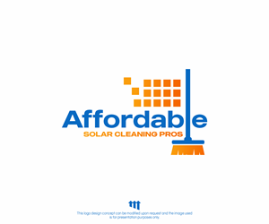 Logo Design by MBARO for Affordable Solar Cleaning Pros LLC | Design: #34493121
