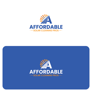 Logo Design by Maxo-Biz for Affordable Solar Cleaning Pros LLC | Design: #34452837