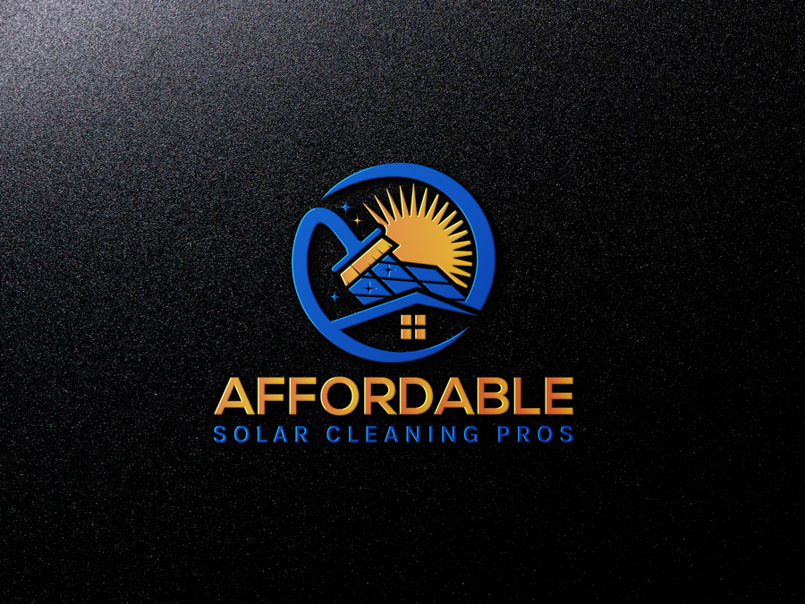 Logo Design by Kontab for Affordable Solar Cleaning Pros LLC | Design #34457189