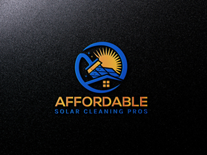 Logo Design by Kontab for Affordable Solar Cleaning Pros LLC | Design: #34457189