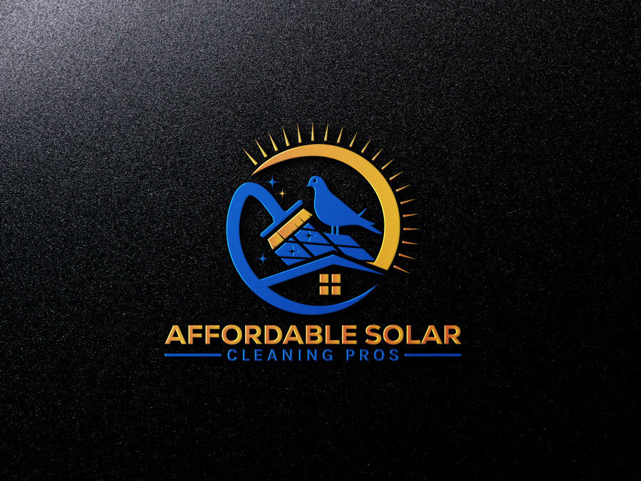 Logo Design by Kontab for Affordable Solar Cleaning Pros LLC | Design #34475309