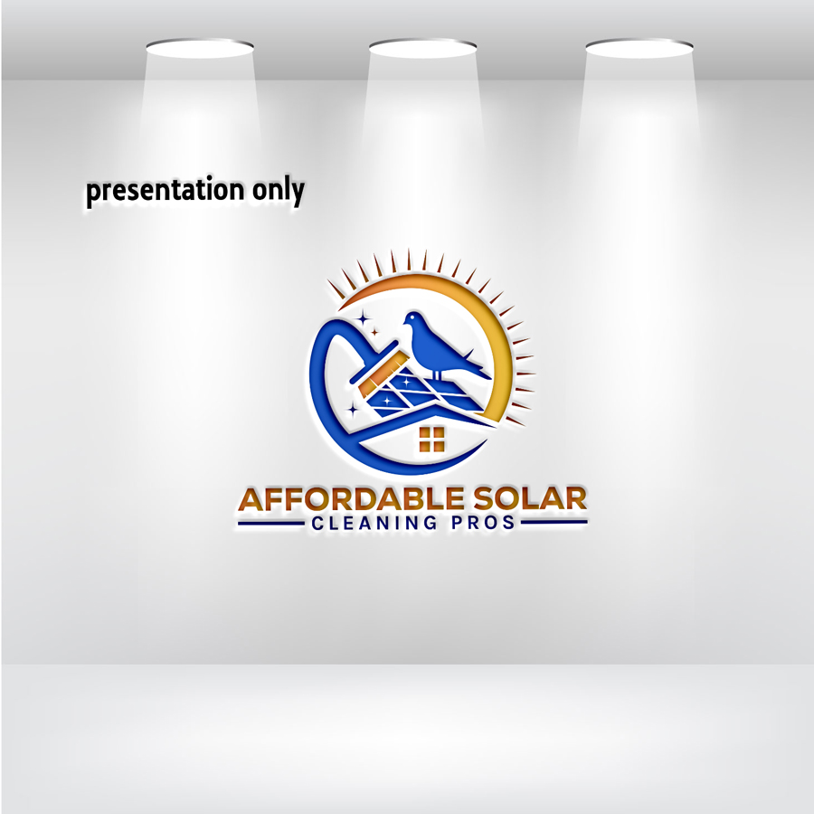 Logo Design by Kontab for Affordable Solar Cleaning Pros LLC | Design #34475310