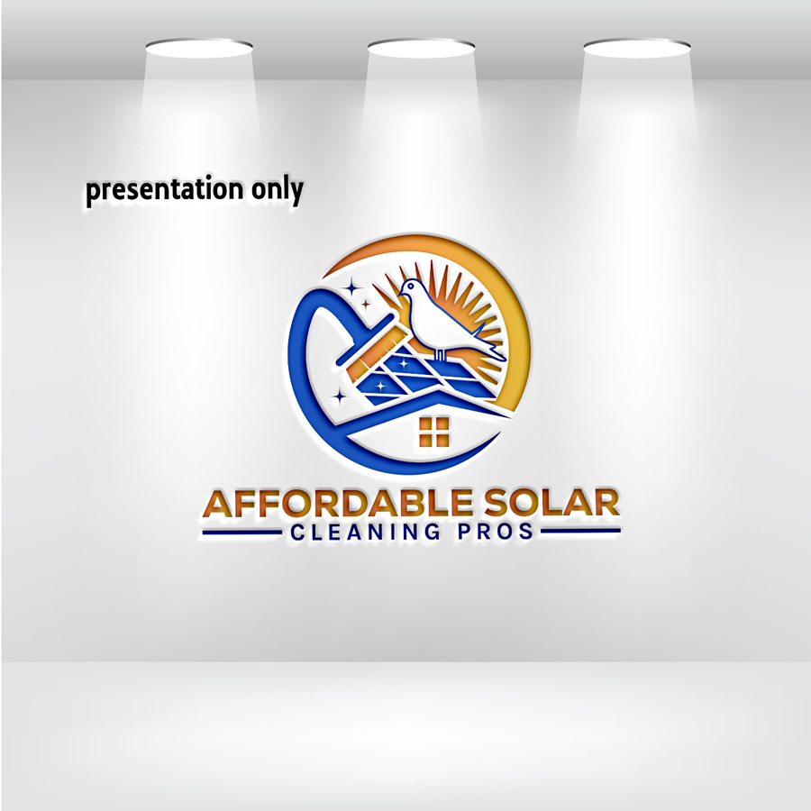 Logo-Design von Kontab für Affordable Solar Cleaning Pros LLC | Design #34475334