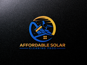 Logo Design by Kontab for Affordable Solar Cleaning Pros LLC | Design: #34475357
