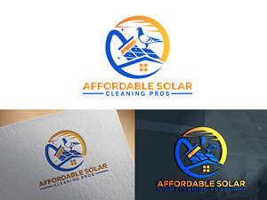 Logo Design by Kontab for Affordable Solar Cleaning Pros LLC | Design: #34475358