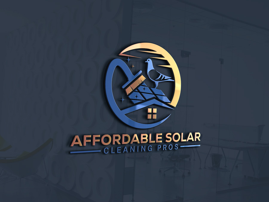 Logo-Design von Kontab für Affordable Solar Cleaning Pros LLC | Design #34475359