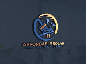 Logo Design by Kontab for Affordable Solar Cleaning Pros LLC | Design: #34475359