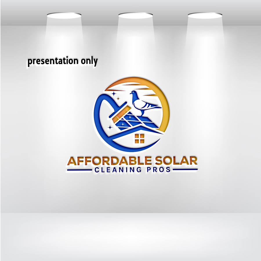Logo Design by Kontab for Affordable Solar Cleaning Pros LLC | Design #34475360