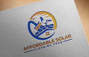 Logo Design by Kontab for Affordable Solar Cleaning Pros LLC | Design: #34475389
