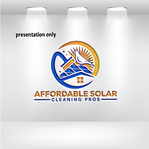 Logo Design by Kontab for Affordable Solar Cleaning Pros LLC | Design: #34475405