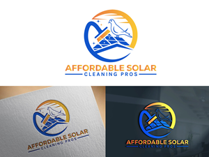 Logo Design by Kontab for Affordable Solar Cleaning Pros LLC | Design: #34475476