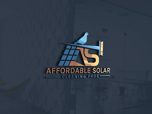 Logo Design by Kontab for Affordable Solar Cleaning Pros LLC | Design: #34515134