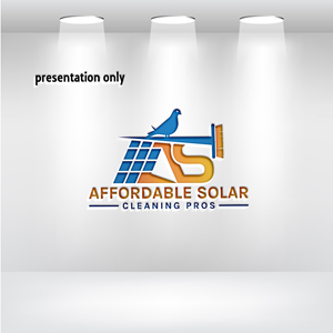 Logo Design by Kontab for Affordable Solar Cleaning Pros LLC | Design: #34515136