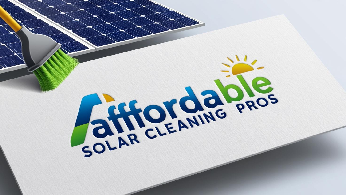 Logo Design by Anshul Sidhawat for Affordable Solar Cleaning Pros LLC | Design #34495347